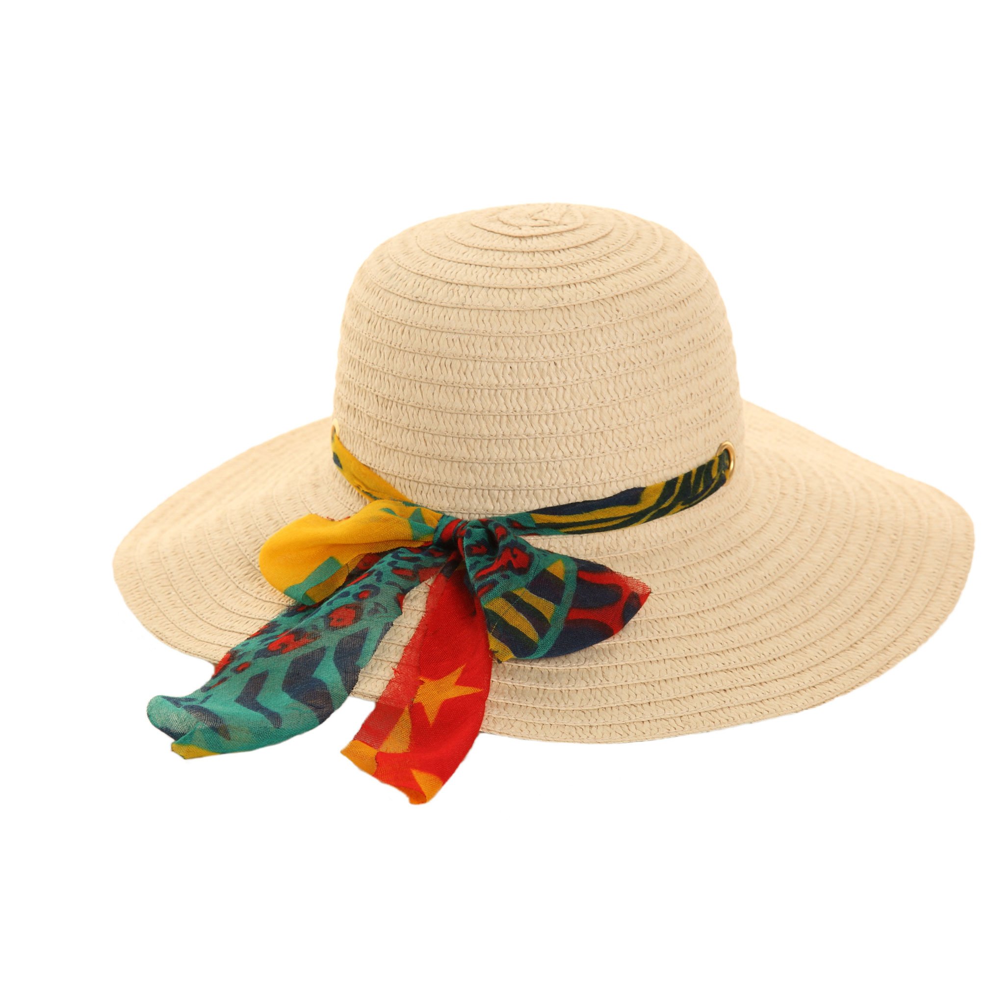 Wholesale Bulk S180 Ladies Summer Wide Brim Straw Hats Wholesaler Sun