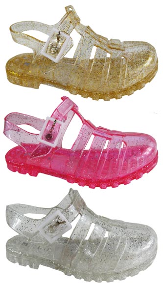 Wholesale Infants Glitter Jelly Sandals | Wholesaler Beach Footwear ...