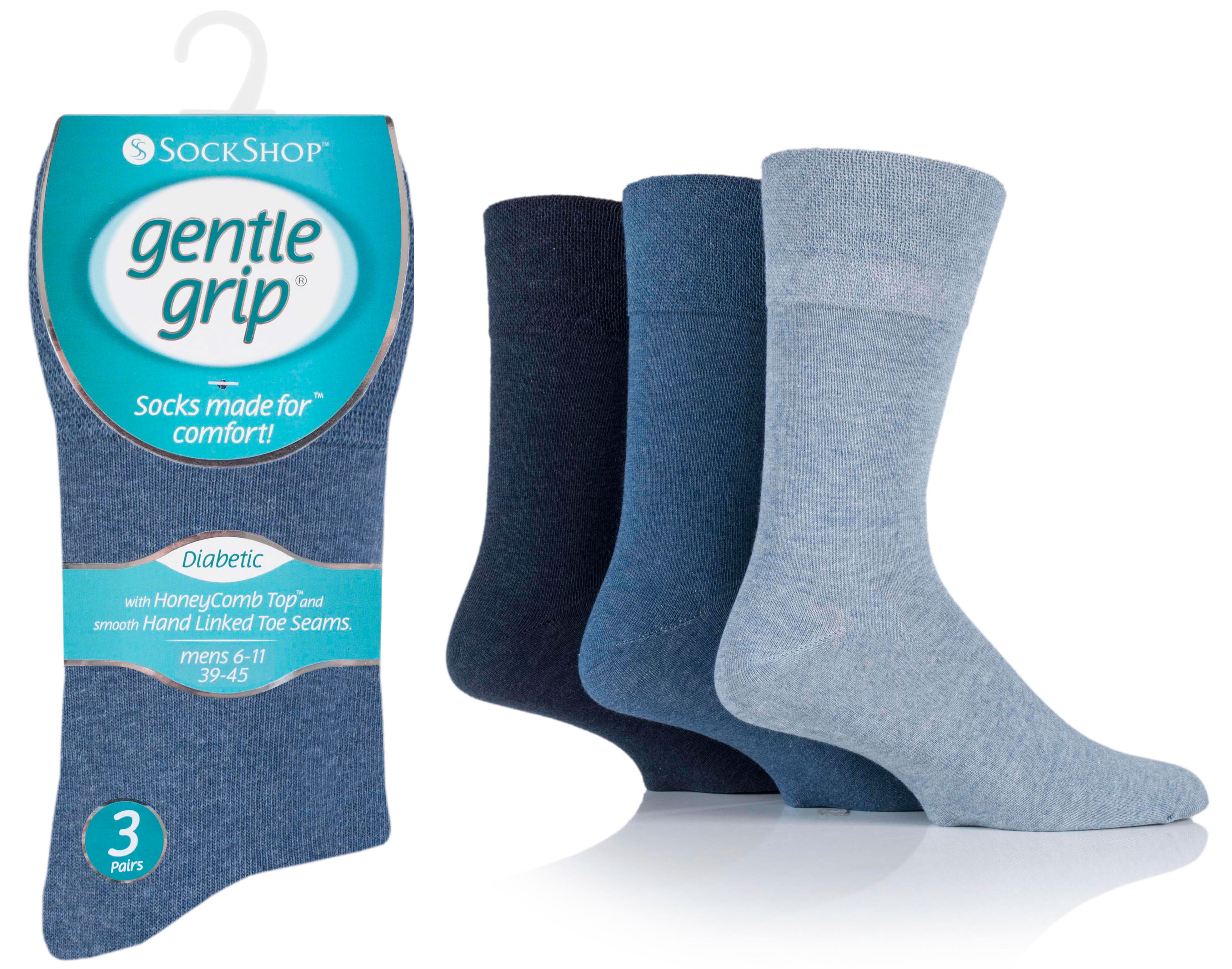 Wholesale SOMRD03H3 Mens Diabetic Non Binding Socks | SockShop | Gentle ...