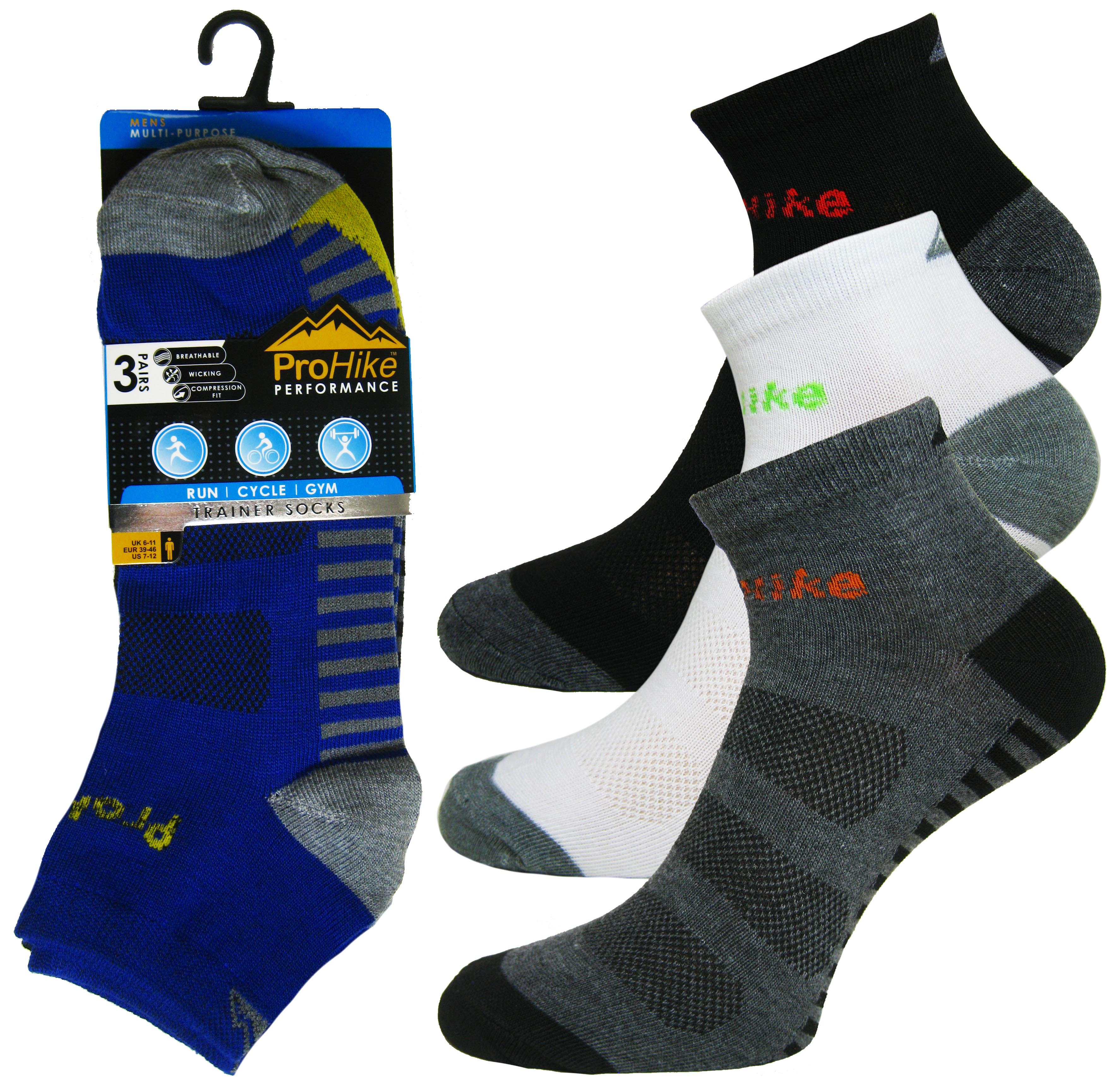 Wholesale Mens Pro Hike Sport Trainer Socks | Wholesaler Performance ...