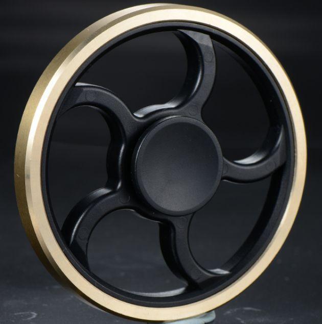 Wholesale Bulk Brass Wheel Finger Fidget Spinner 