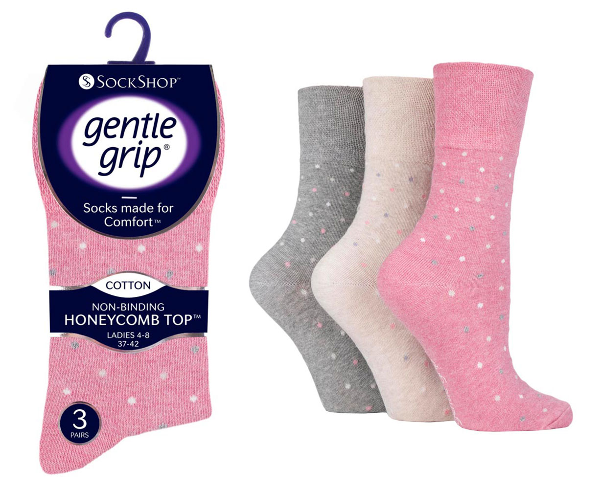 Wholesale SOLRH145 Ladies Non Elastic Socks Gentle Grip