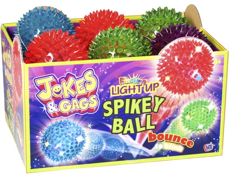 Wholesale Light Up Spikey Bouncy Ball Toy Wholesaler Pocket Money