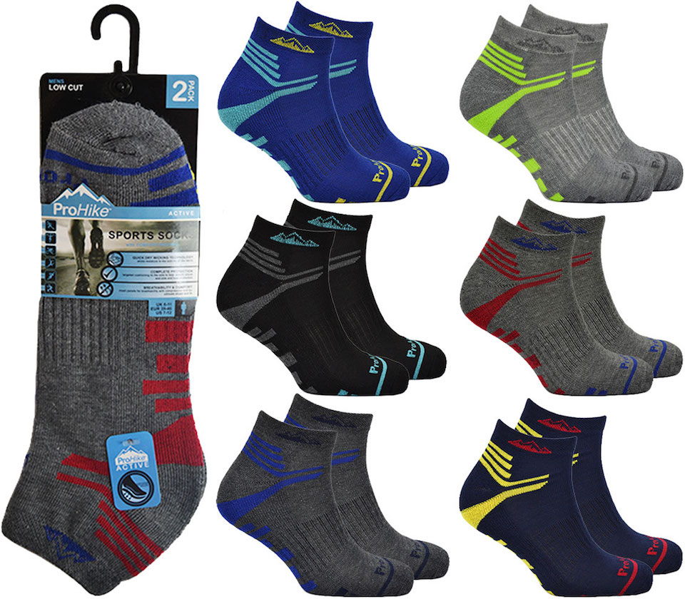 Wholesale Mens Pro-Hike Cushioned Sole Trainer Socks | Wholesaler ...