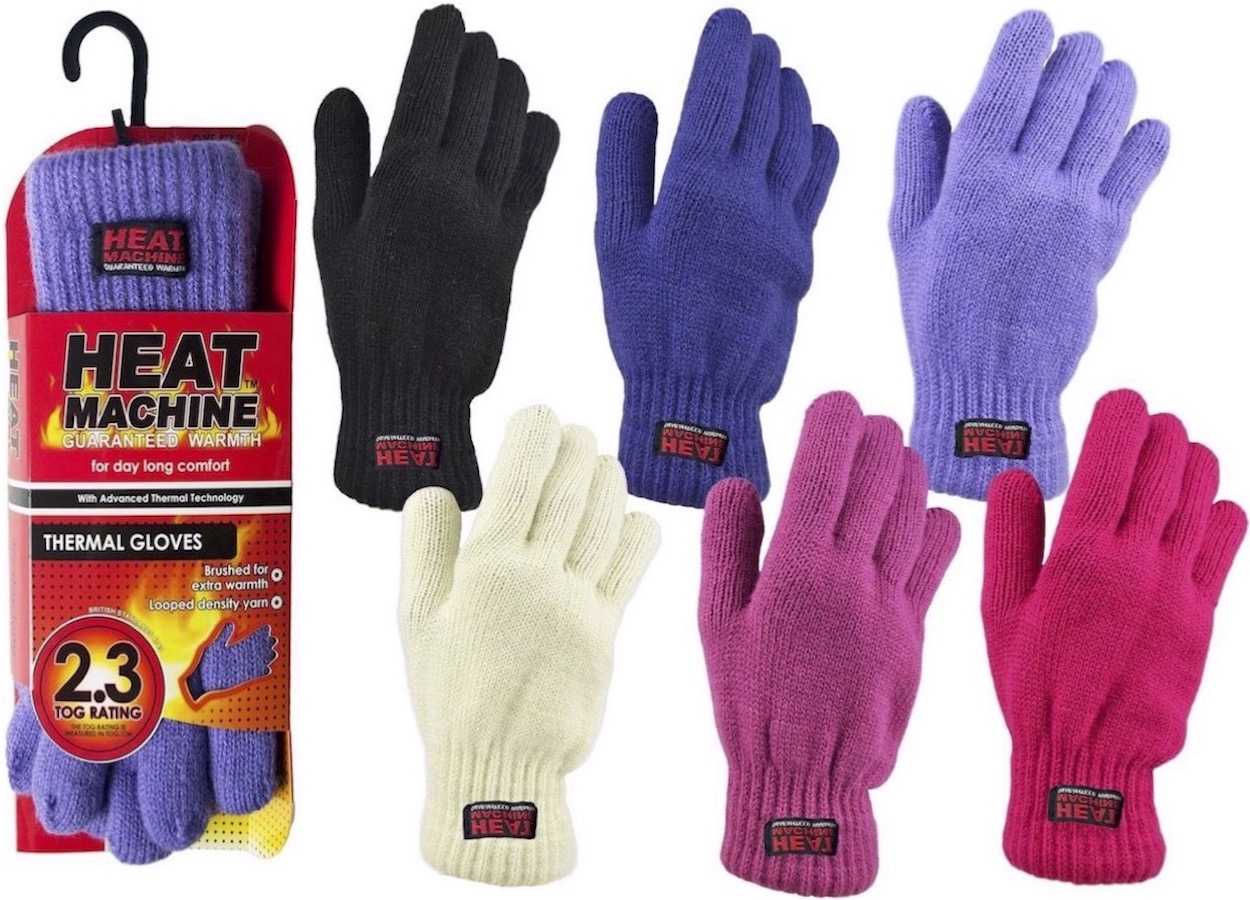 Wholesale 3431 Ladies 2.3 tog Insulated Thermal Gloves | 5061010840005 ...