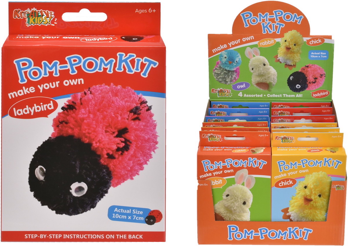 Wholesale TY9754 Kreative Kids Pom Pom Activity Kit | Wholesaler Kandy ...