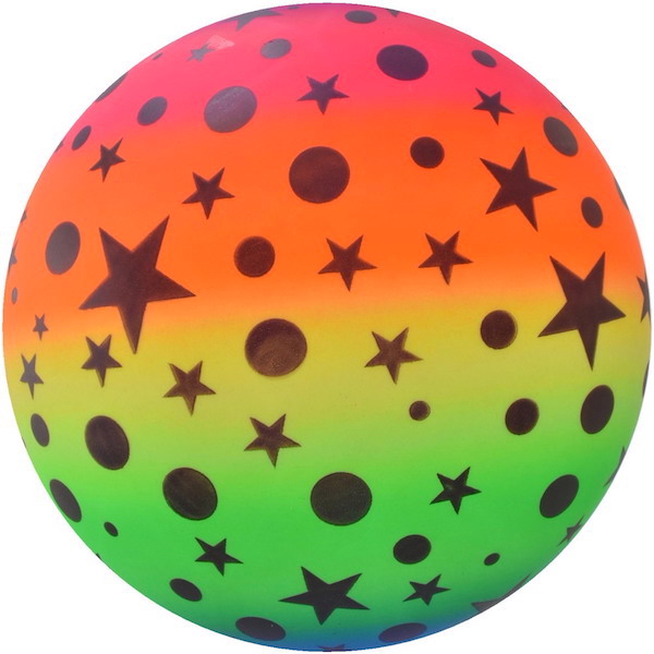 Wholesale 5033849073145 Neon Rainbow Stars Spots Inflatable Ball ...